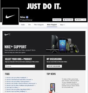Nike+ support