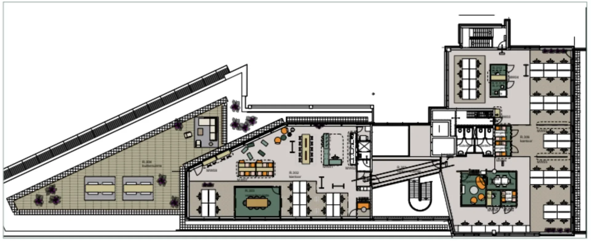 Secoya-plattegrond 